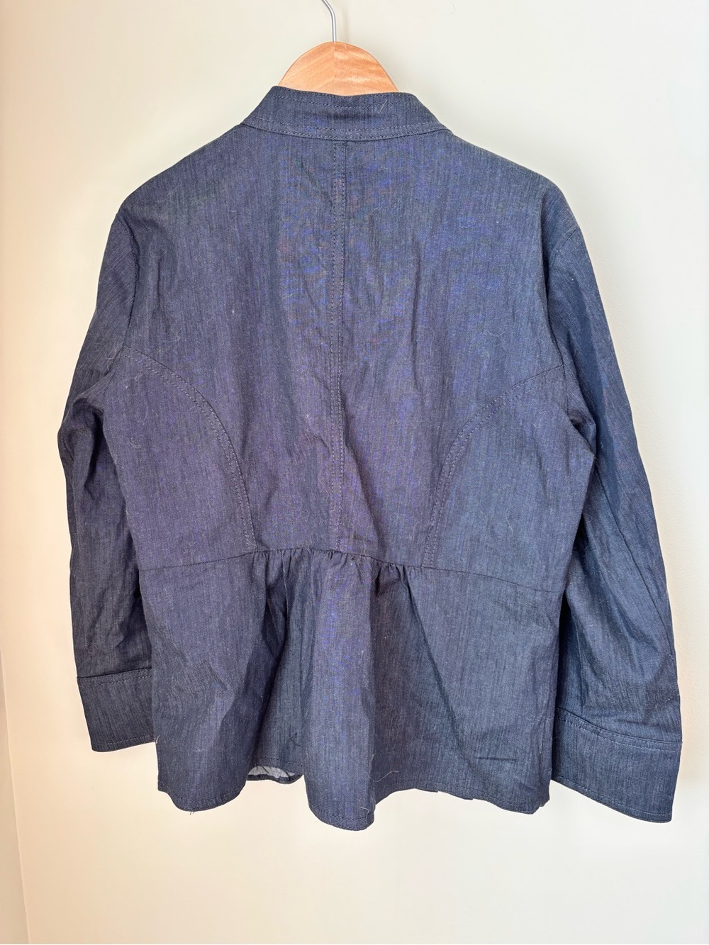 LOFT Ruffle Front Jacket - Picture 2 of 2